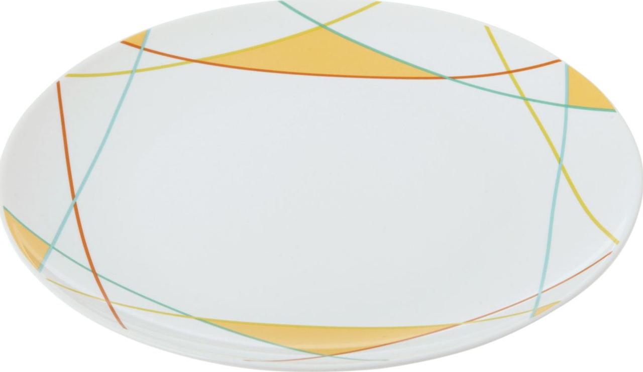 Тарелка десертная d20.3см, Lateen, фарфор, разноцветный - фото 1 - id-p168532225