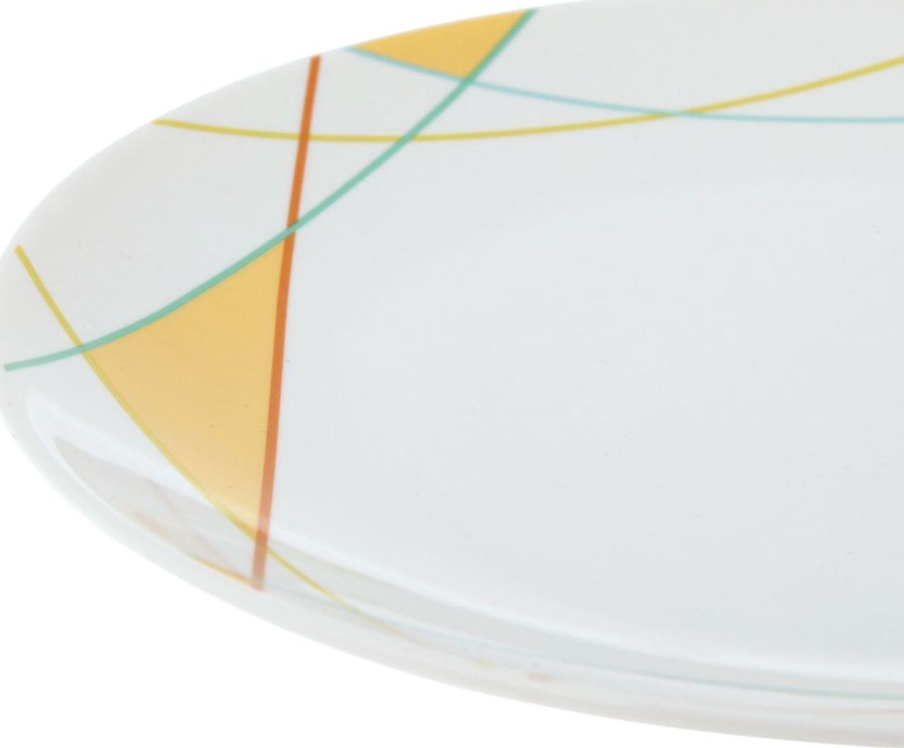 Тарелка обеденная d24см, Lateen, фарфор, разноцветный - фото 2 - id-p168532227