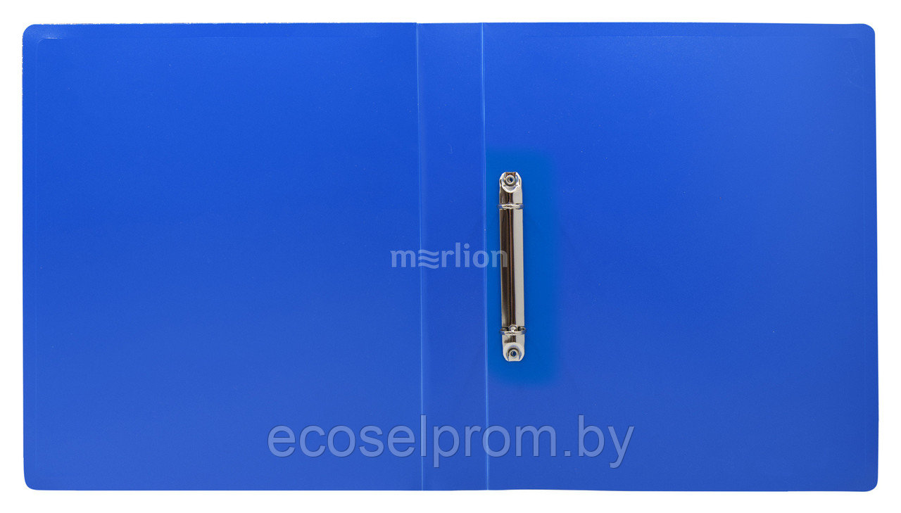 Папка на 2-х кольцах Buro -ECB413, 2RBLUE A4 пластик 0.5мм синий - фото 4 - id-p168532662