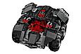 Конструктор 07111 Lepin Super Heroes Бэтмобиль с дистанционным управлением APP, 360 деталей, фото 3