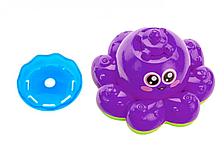 Игрушка детская для ванны «ФОНТАН-ОСЬМИНОЖКА» 
фиолетовый, фото 2