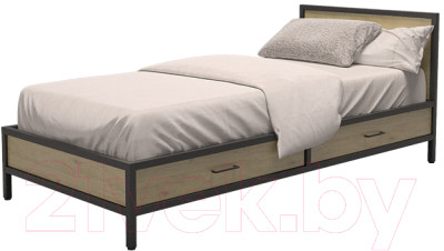 Односпальная кровать Millwood Neo Loft КМ-3.1 Ш 207x97x81