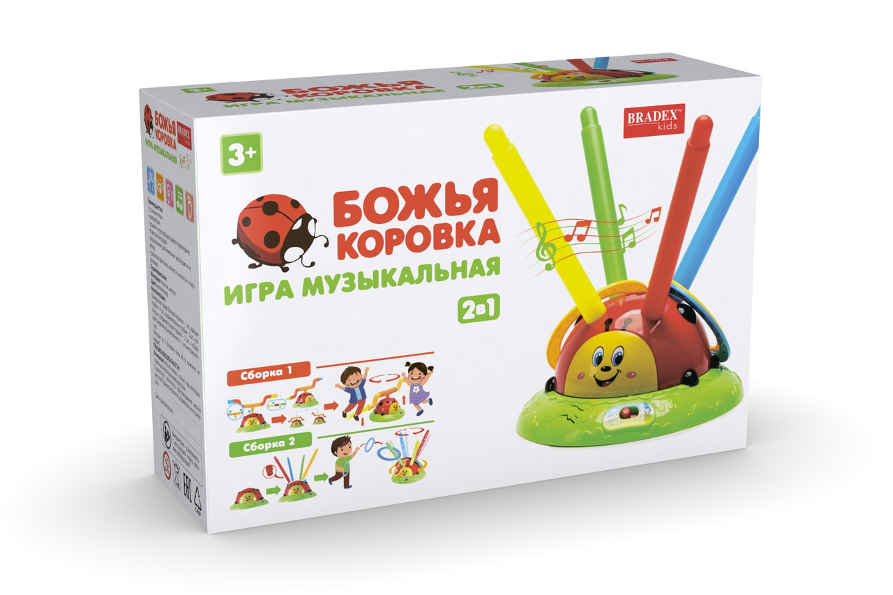 Игра музыкальная «БОЖЬЯ КОРОВКА» 2 в 1 - фото 7 - id-p168531714