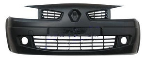 БАМПЕР ПЕРЕДНИЙ Renault Megane II с 01.2006>, c противотуманками (центр. решетка в компл, PRN04050BB