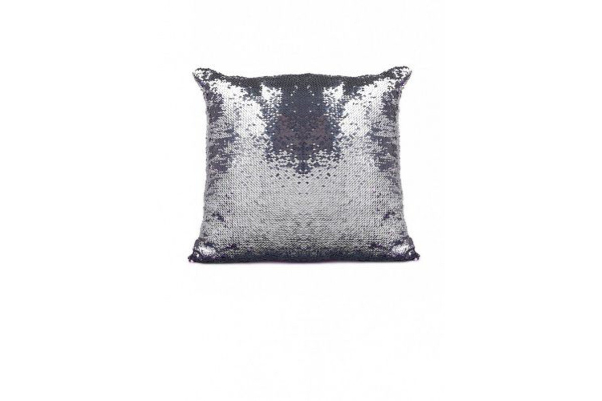Подушка декоративная «РУСАЛКА» цвет фиолетовый/серебро - фото 2 - id-p168546104