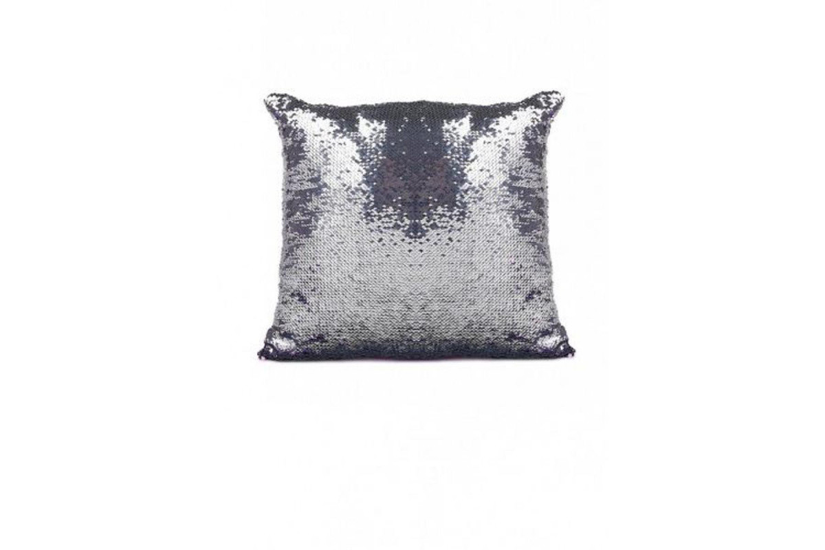 Подушка декоративная «РУСАЛКА» цвет фиолетовый/серебро - фото 4 - id-p168546104