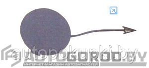 ЗАГЛУШКА ОТВЕРСТИЯ КРЮКА переднего бампера АУДИ А4 (В7) 2004-2007, PAD99025CA - фото 2 - id-p17526418