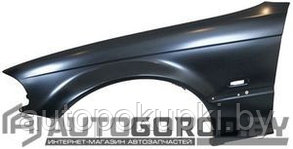 КРЫЛО ПЕРЕДНЕЕ (ЛЕВОЕ) BMW 3 (E46) 1998 - 2002, купе с отверствием под повторитель,PBM10018AL