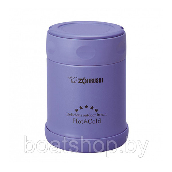 Термоконтейнер ZOJIRUSHI SW-EXE35-VC (цвет: сиреневый) 0.35 л - фото 1 - id-p168566362