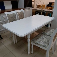 Стол обеденный раскладной Мебель-класс Дионис (Белый)