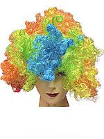 Парик Клоун разноцветный карнавальный искусственный
