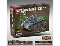 Конструктор Немецкий Танк Лукс Pz.Kpfw.II Ausf. L Luchs, 503 дет, 100100 Quanguan