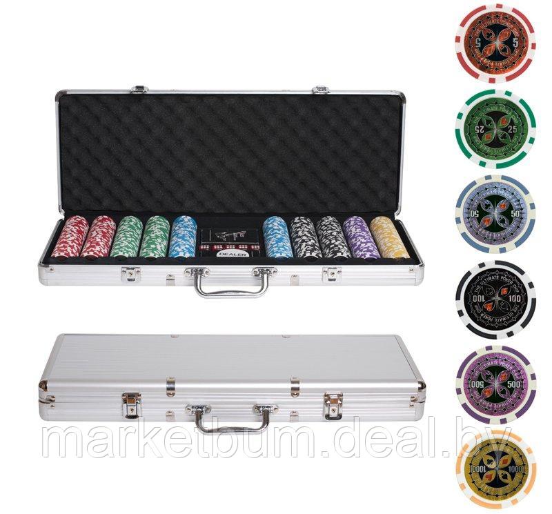 Набор для покера Ultimate на 500 фишек - фото 1 - id-p168576423