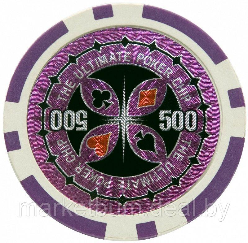 Набор для покера Ultimate на 500 фишек - фото 9 - id-p168576423