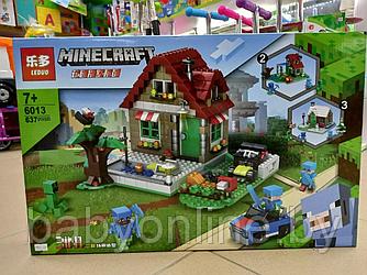Конструктор Minecraft 637 деталей Дом 6013