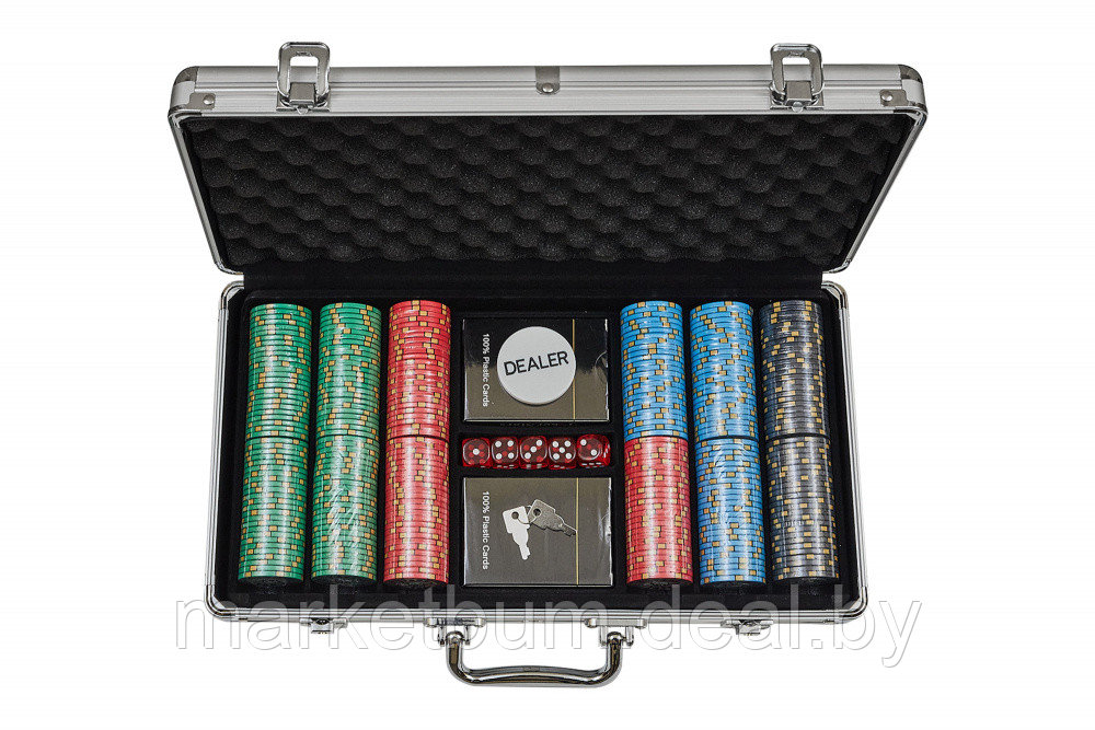 Набор для покера Nevada Jack на 300 фишек - фото 3 - id-p168576437