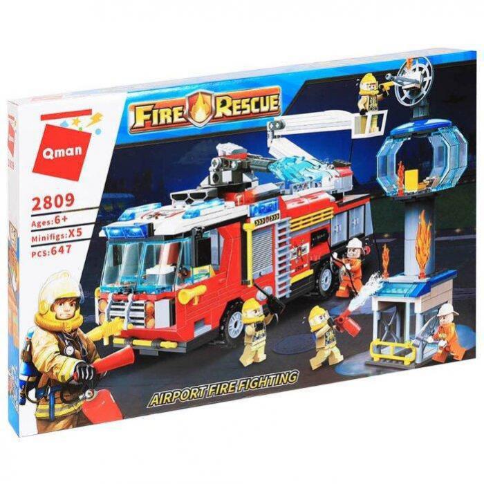Конструктор "Fire Rescue" (647 дет.) Размер уп.:52*34*6,5 - фото 1 - id-p168544028
