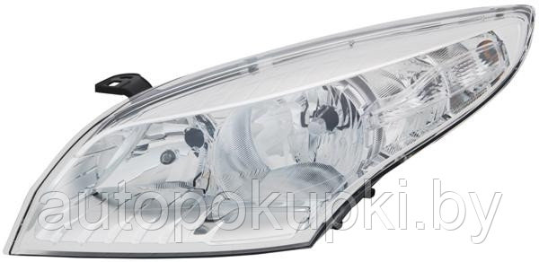 ПЕРЕДНЯЯ ФАРА (ЛЕВАЯ) Renault Megane III 2008-2011, H7/H7/P21W/ PY21W/W5W, ZRN1178L