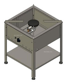 Плита-Табурет Газовая Вулкан-Heidebrenner Gk1000 Арт. 8199