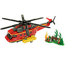 Конструктор Пожарный вертолет XB-14004, 761 деталь, фото 4