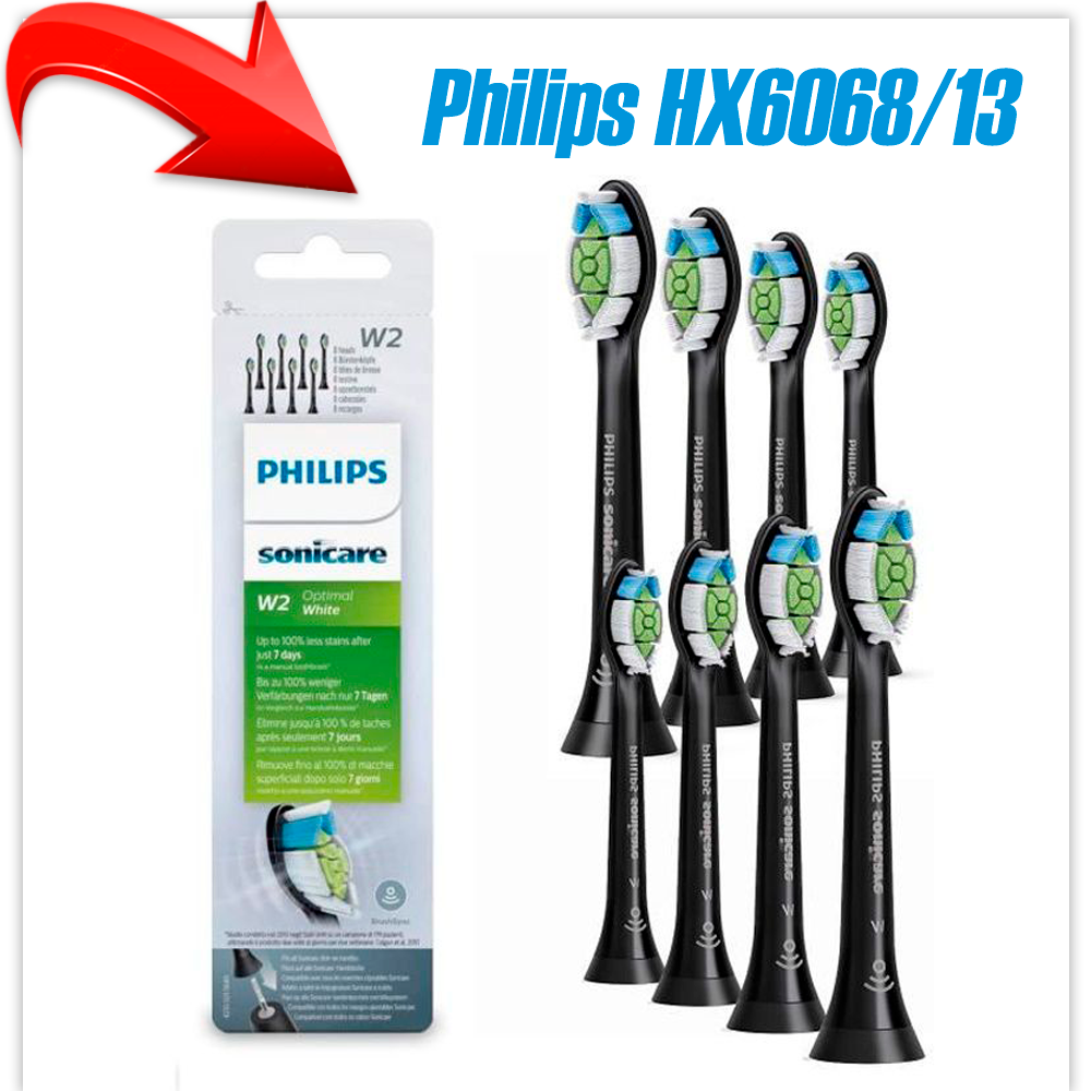 Сменные насадки Philips Sonicare W2 Optimal White HX6068/13