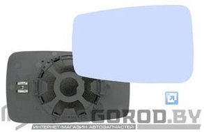 СТЕКЛО БОКОВОГО ЗЕРКАЛА (ЛЕВОЕ) Ауди 80 B4, с обогревом,голубое, SADM1003ATL