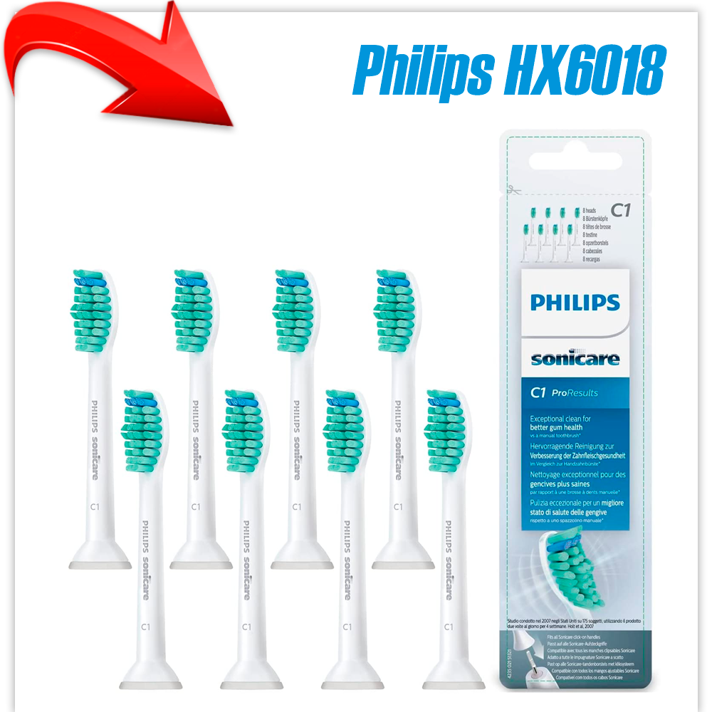 Сменные насадки Philips HX6018
