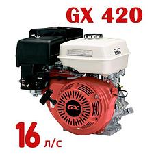 Двигатель GX 420 (вал 25мм под шпонку) 16 л.с, фото 2