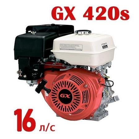 Двигатель GX 420s (вал 25мм под шлиц) 16 л.с, фото 2