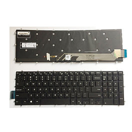 Клавиатура Dell G3 15-5565 черная, синие кнопки, с синей подсветкой, RU