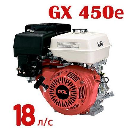 Двигатель GX 450e (вал 25мм под шпонку) электростарт 18 л.с, фото 2