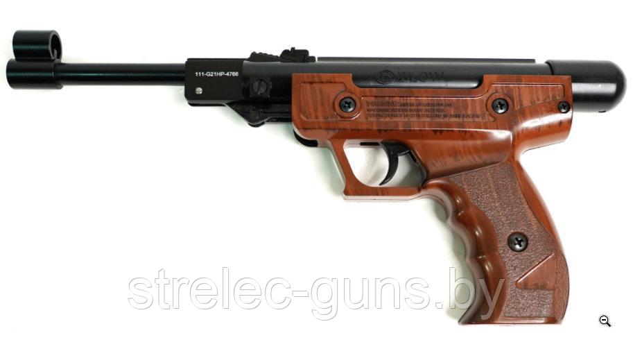 Пневматический пистолет Blow H-01 (пластик под дерево) кал.4,5 мм