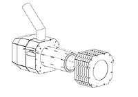 Фланец присоединительный для горелки Kipi Rotary 36 кВт