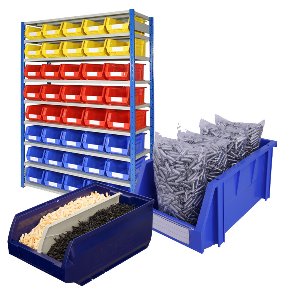 Лотки(ящики) пластиковые универсальные складские для хранения. - фото 1 - id-p130547089