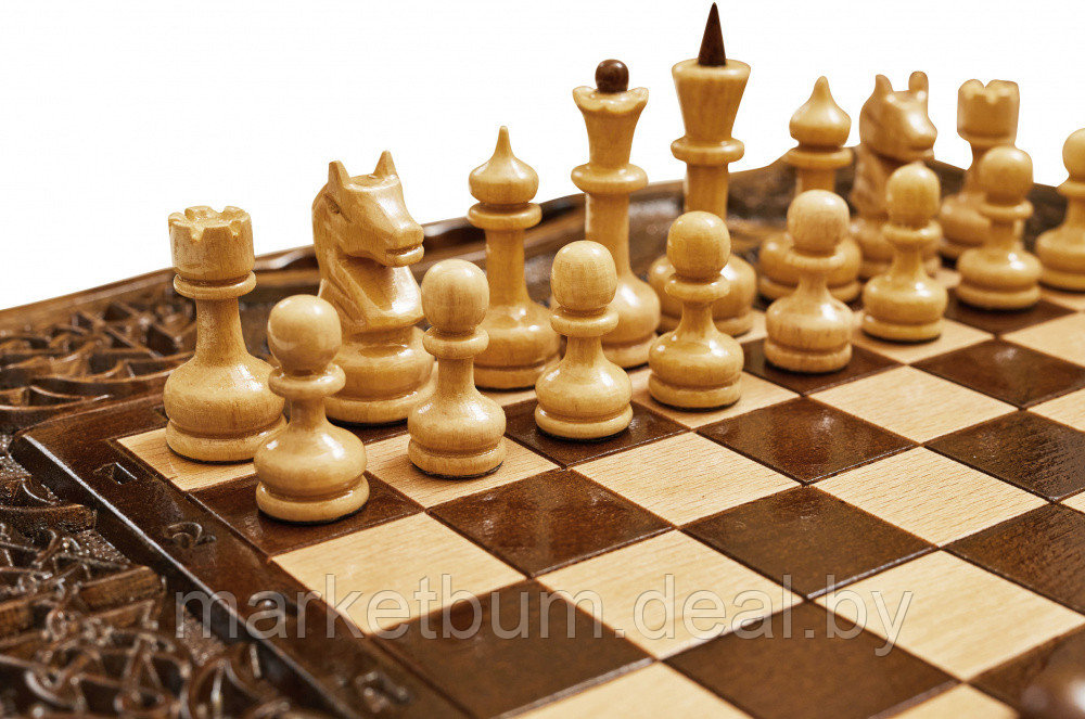 Шахматы + Нарды резные Арарат 2 40, Haleyan - фото 5 - id-p168609109