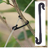 Клипсы для крепления виноградной лозы,  плодовых растений к проволоке (1000 шт), фото 3
