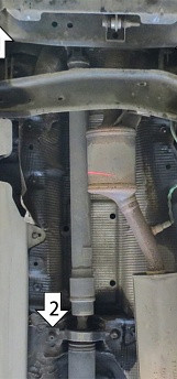 Защита кислородного датчика и катализатора для Renault Duster 2021- 4WD - фото 3 - id-p168609881