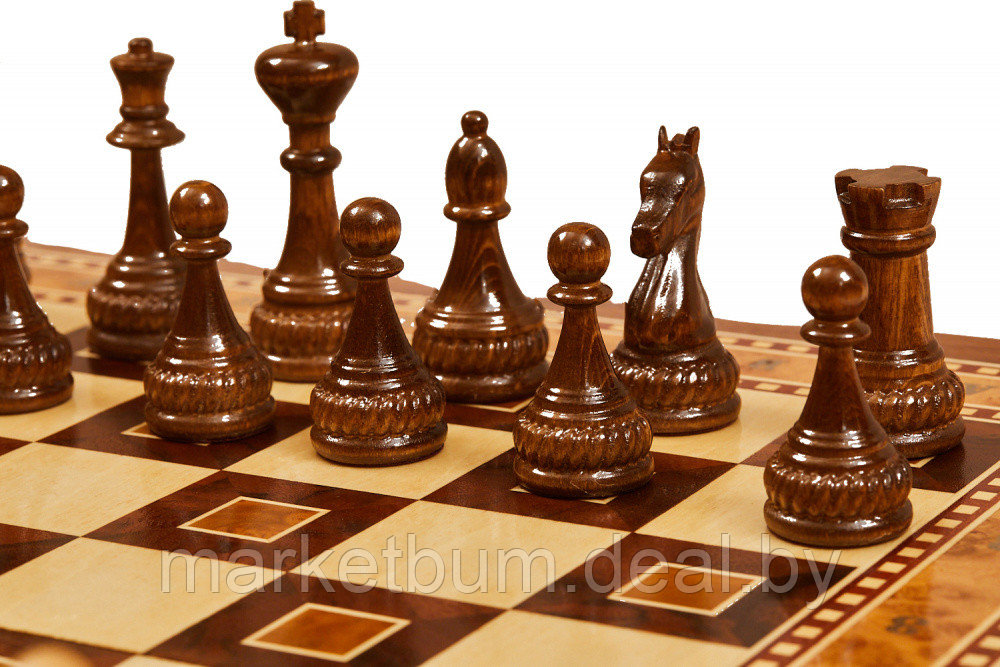 Шахматы Турнирные-8 инкрустация 50, Armenakyan - фото 4 - id-p168611545
