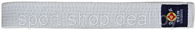 Пояс белый для киокушинкай каратэ VimpexSport ECB-4008 KY 2,8м, пояс для карате, пояс кекусинкай - фото 1 - id-p168615085