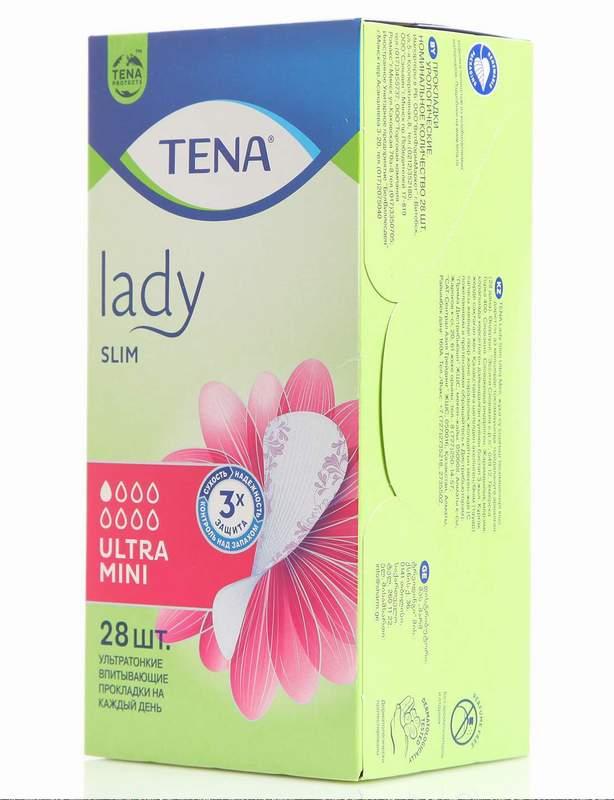 Урологические прокладки для женщин TENA Lady Ultra Mini, 14 шт. - фото 3 - id-p115792961