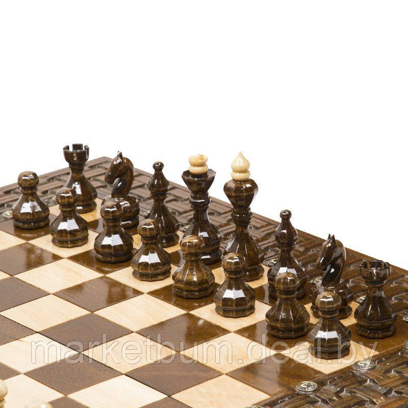 Шахматы + нарды резные"Армянский Орнамент" 50, Haleyan - фото 1 - id-p168615562