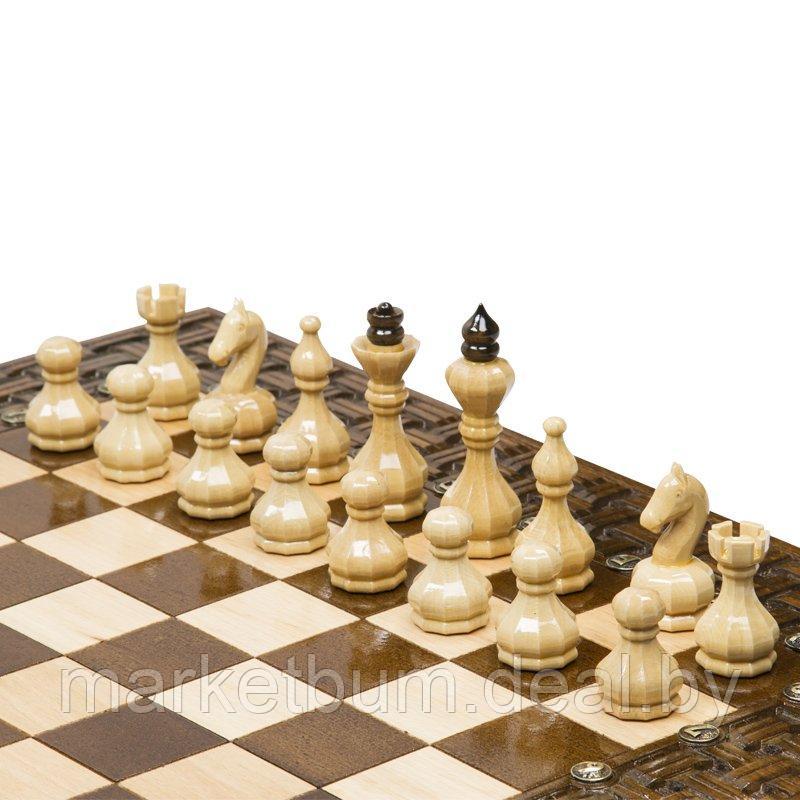 Шахматы + нарды резные"Армянский Орнамент" 50, Haleyan - фото 3 - id-p168615562