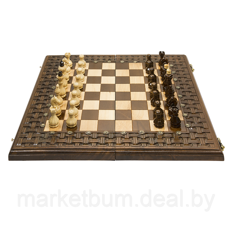 Шахматы + нарды резные"Армянский Орнамент" 50, Haleyan - фото 2 - id-p168615562