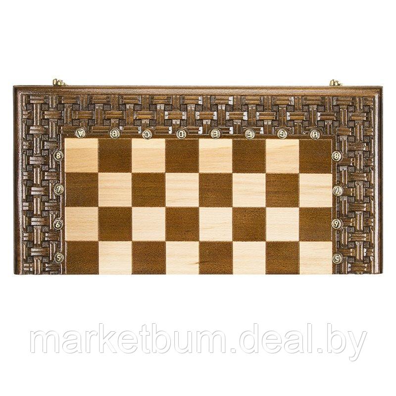 Шахматы + нарды резные"Армянский Орнамент" 50, Haleyan - фото 7 - id-p168615562