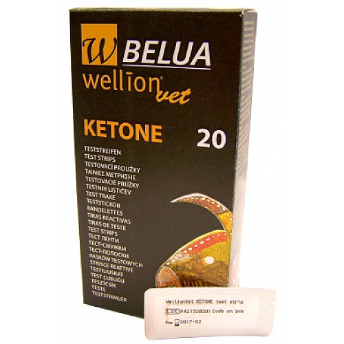 Тест-полоски WellionVet Belua (20 тестов в упаковке) для определения кетоза у КРС. - фото 1 - id-p168614298