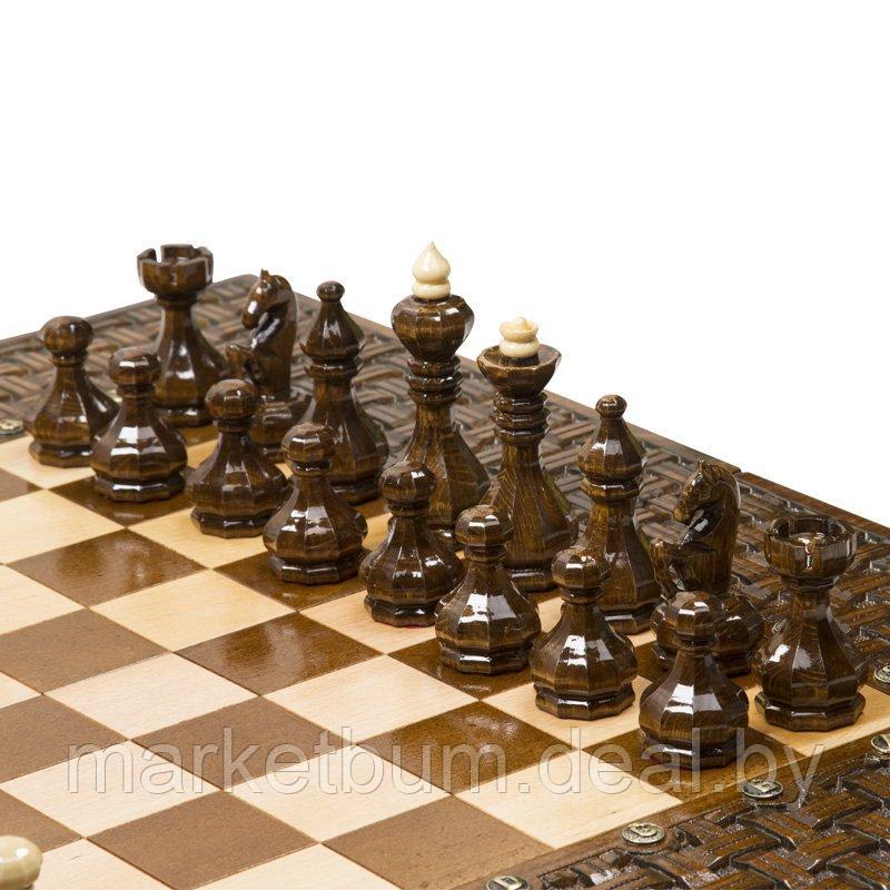Шахматы + нарды резные"Армянский Орнамент" 60, Haleyan - фото 3 - id-p168616563