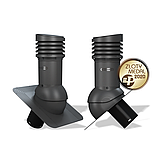 Вентиляционный выход изолированный Wirplast WiroVent Standard EVO 125 (E02) для битумной кровли (под монтаж), фото 8