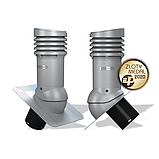 Вентиляционный выход неизолированный Wirplast WiroVent Standard EVO 150 (E05) для битумной кровли (под монтаж), фото 2