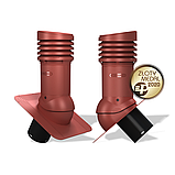 Вентиляционный выход неизолированный Wirplast WiroVent Standard EVO 150 (E05) для битумной кровли (под монтаж), фото 6
