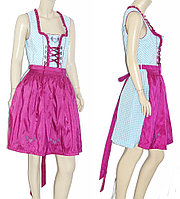 Платье карнавально сценическое для тематической вечеринки с передником на размер М